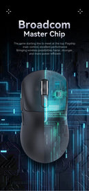 ATTACK SHARK X3 Mouse leve sem fio Bluetooth conexão tri-mode, PAW3395, mouse Macro Bluetooth para jogos