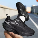 Maratona masculino esportes tênis de corrida placa carbono almofada ar respirável leve feminino confortável atlético antiderrapante tênis