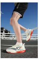 Tênis de corrida placa carbono especialidade maratona esportes masculinos respirável leve feminino confortável atlético antiderrapante tênis