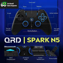 QRD Spark N5 Control For PS4 Wireless Bluetooth Gamepad for PS3 PC Ios Android  Hall Effect Vibration Effect