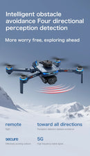 2026 novo GT8 drone GPS8K profissional hd 360° câmera dupla 5G WIFI motor sem escova, obstáculo pára-choques dobrável quadcopter brinquedos