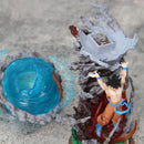 25cm dragon ball figuras espírito bomba sou goku anime figuras super saya pvc estátua boneca figura de ação modelo coleção brinquedos presente