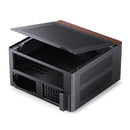 JONSBO NV10 Chassis ITX MINI Suporte totalmente em alumínio Fonte de alimentação 1U FLEX em pé ou deitado Caixa de computador