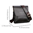 A bolsa de ombro único de negócios de lazer Polo bolsa vertical masculina tendência bolsa de ombro inclinada