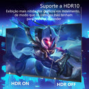 Monitor Gamer HOESD.a de 27 polegadas 180Hz 2K QHD para PC 2560*1400 FreeSync DP HDMI Tela Ultrafina para Desktop