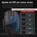 E-YOOSO X-39 USB RGB Gaming Mouse com fio 24000 DPI, mouse óptico para jogos SG8960, 19 botões programáveis para computador, PC, laptop.