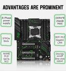 MACHINIST X99 MR9S V6 Placa-mãe LGA2011-3 Suporte Intel Xeon E5 v3/v4 CPU Processador ECC Desktop DDR4 Memória RAM NVME SATA M.2