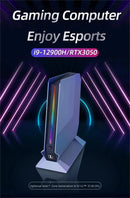 Helorpc Gaming Mini PC Intel 12a geração i9-12900Hk Nvidia RTX4060 8G 2xDDR4 3xScreen 4K UHD WIFI Bluetooth5.0 Windows10/11 Linux