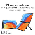 Ehomewei monitor portátil de tela dupla série x, toque de telefone sem drive fhd 2k 15.6 “16” para laptop windows macbook