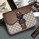 Moda jacquard padrão masculino crossbody saco high-end casual bolsa de ombro para viagens de negócios à prova dwaterproof água diário estilingue saco