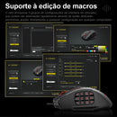 E-YOOSO X-39 USB RGB Gaming Mouse com fio 24000 DPI, mouse óptico para jogos SG8960, 19 botões programáveis para computador, PC, laptop.