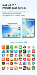 2025 original 12 polegadas pad air pro tablet pc 20000mah snapdragon 870 android 13 22gb ram 2tb rom 5g duplo sim gps 5k 4g wifi tablet