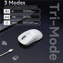 ATTACK SHARK X3 Mouse leve sem fio Bluetooth conexão tri-mode, PAW3395, mouse Macro Bluetooth para jogos