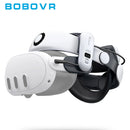 Bobovr s3 pro 10000mah bateria cabeça cinta para meta quest 3/quest 3s com cabeça ar condicionado vr acessórios melhorar suporte