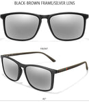 Luxo quadrado vintage polarizado ciclismo óculos de sol das mulheres dos homens moda viagem condução pesca óculos de sol masculino uv400