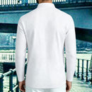 Camisas masculinas leves de manga comprida, camisas henley de algodão e linho para homens, camisa havaiana de praia com decote em v, camisa polo respirável
