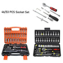 Conjunto de caixa de ferramentas para motocicleta, chave de catraca rápida, 150/46 peças, soquete de grupo, caixa de ferramentas de grau industrial, ferramentas de reparo de automóveis, manutenção de carro