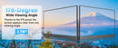 Amoudo 15.6 Polegada monitor portátil 1920x1080p estender display ips painel lcd penhole suporte vesa udc mini hdmi display móvel