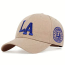 Bonés de beisebol snapback unissex com letras LA primavera e outono chapéus casuais ajustáveis ao ar livre chapéu protetor solar