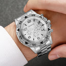 1/4PCS Relógio de Luxo Masculino com Mostrador Grande, Relógio de Quartzo Fashion para Homens, Presente Reloj Hombre (Sem Caixa)