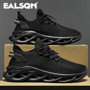 Homens esportes correndo preto sapatos de corrida tênis casuais marrom ao ar livre malha respirável feminino luz absorção de choque tênis preto