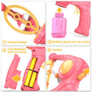 Máquina de bolhas elétrica pistola de bolhas grandes pequenas bolhas crianças brinquedo soprador de sabão automático jogos de festa ao ar livre presentes das crianças