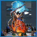 25cm dragon ball figuras espírito bomba sou goku anime figuras super saya pvc estátua boneca figura de ação modelo coleção brinquedos presente