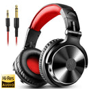 Oneodio fone de ouvido com fio com microfone, Pro 10/30/50 headphone profissional studio DJ, over ear HiFi monitor headset com Hi-Res áudio, Para o PC Telefónico