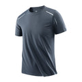 Chrlck camisetas masculinas de secagem rápida, respirável, caminhadas, pesca, elasticidade macia, esportes ao ar livre, camisa curta, verão