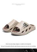 Chinelos de massagem da moda masculina sandálias internas/externas praia flip flop sola grossa masculino slides verão antiderrapante chinelos de chuveiro