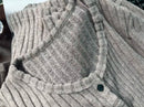 Conjunto de vestido de lã feminino elegante, saia de meio comprimento e conjunto de cardigã de outono e inverno, conjunto de 2 peças, conjunto de malha combinando