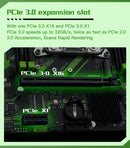Placa Mãe Gamer MACHINIST X99 PR9-H com Kit Opcional Intel Xeon E5 2650 V4, RAM DDR4 32GB 2133MHz, M.2 NVME para PC Desktop M-ATX