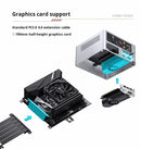 JONSBO NV10 Chassis ITX MINI Suporte totalmente em alumínio Fonte de alimentação 1U FLEX em pé ou deitado Caixa de computador