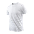 Chrlck camisetas masculinas de secagem rápida, respirável, caminhadas, pesca, elasticidade macia, esportes ao ar livre, camisa curta, verão