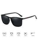 Luxo quadrado vintage polarizado ciclismo óculos de sol das mulheres dos homens moda viagem condução pesca óculos de sol masculino uv400