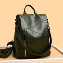 Mochila anti-roubo para mulheres, grande capacidade, bolsa de ombro única, couro macio, mochila de estudante escolar, alta qualidade, fêmea, novo, 2022, 2024