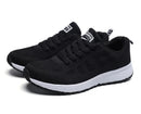 Mulheres sapatos casuais moda respirável andando malha sapatos planos tênis feminino 2021 ginásio sapatos vulcanizados branco calçado feminino