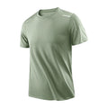 Chrlck camisetas masculinas de secagem rápida, respirável, caminhadas, pesca, elasticidade macia, esportes ao ar livre, camisa curta, verão