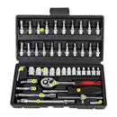 Conjunto de caixa de ferramentas para motocicleta, chave de catraca rápida, 150/46 peças, soquete de grupo, caixa de ferramentas de grau industrial, ferramentas de reparo de automóveis, manutenção de carro