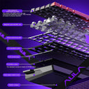 AULA WIN60 Teclado com interruptor magnético Gatilho rápido 8K Retorno RGB Hotswap 60% Teclado para jogos personalizado