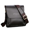 A bolsa de ombro único de negócios de lazer Polo bolsa vertical masculina tendência bolsa de ombro inclinada