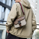 Moda jacquard padrão masculino crossbody saco high-end casual bolsa de ombro para viagens de negócios à prova dwaterproof água diário estilingue saco