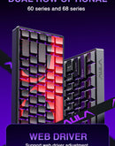AULA WIN60 Teclado com interruptor magnético Gatilho rápido 8K Retorno RGB Hotswap 60% Teclado para jogos personalizado