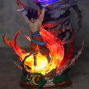 25cm dragon ball figuras espírito bomba sou goku anime figuras super saya pvc estátua boneca figura de ação modelo coleção brinquedos presente