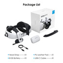 Bobovr s3 pro 10000mah bateria cabeça cinta para meta quest 3/quest 3s com cabeça ar condicionado vr acessórios melhorar suporte