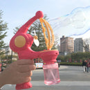 Máquina de bolhas elétrica pistola de bolhas grandes pequenas bolhas crianças brinquedo soprador de sabão automático jogos de festa ao ar livre presentes das crianças