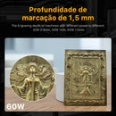 Máquina fiber laser de Marcação a Laser de Fibra Cloudray 30W 50W 60W Raycus MAX JPT para Corte de Joias, Ouro, Prata, Aço Inoxidável, Cobre e Alumínio Gravação laser