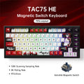 Akko tac75 he teclado de interruptor magnético 75% teclados para jogos gatilho rápido 0.005mm 8k rgb com fio esports teclado personalizado para gamer