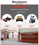 Máquina de Marcação a Laser Hunst Pequena, 30W 50W Portátil, Dobrável, Mini Gravador a Laser de Fibra, Presente DIY para Gravação, Gravação de Joias em Metal