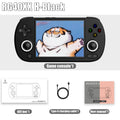 Anbernic rg40xx h console de jogos portátil 4.0-in 640*480 tela ips 3200mah sistema de 64 bits com luz rgb construído em 5k + jogos rg40xxh